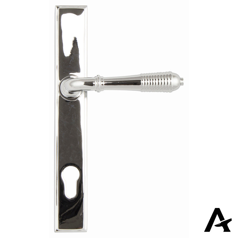REEDED SLIMLINE ESPAGNOLETTE LOCK 123x244x70 PCP