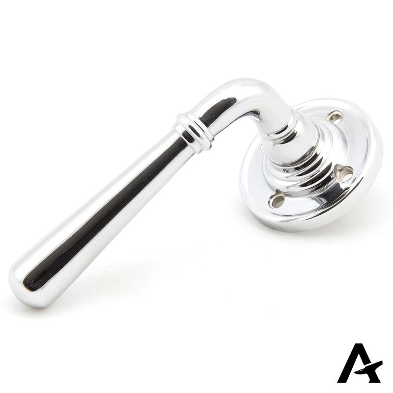 NEWBURY LEVER HANDLE+ROSE SPRUNG 124x60x64 PCP