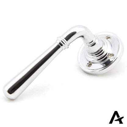 NEWBURY LEVER HANDLE+ROSE SPRUNG 124x60x64 PCP - 91425 by MARCHES (ANVIL) ARCHITECTURAL HARDWARE