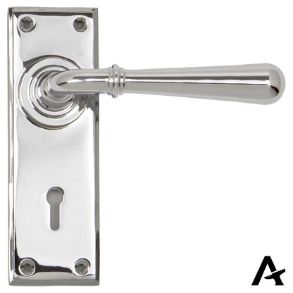 NEWBURY LEVER HANDLE LOCK 124x152x70 PCP - 91421 by MARCHES (ANVIL) ARCHITECTURAL HARDWARE