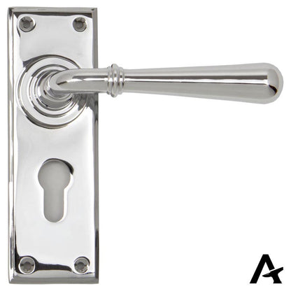 NEWBURY LEVER HANDLE EURO 124x152x70 PCP - 91424 by MARCHES (ANVIL) ARCHITECTURAL HARDWARE