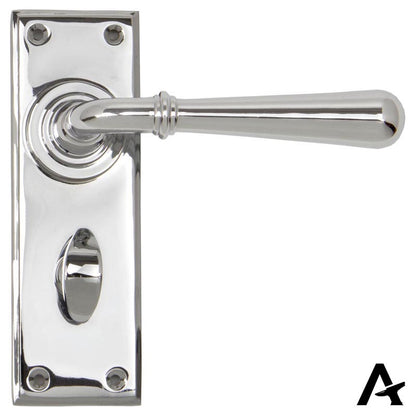 NEWBURY LEVER HANDLE BATH 124x152x70 PCP - 91423 by MARCHES (ANVIL) ARCHITECTURAL HARDWARE