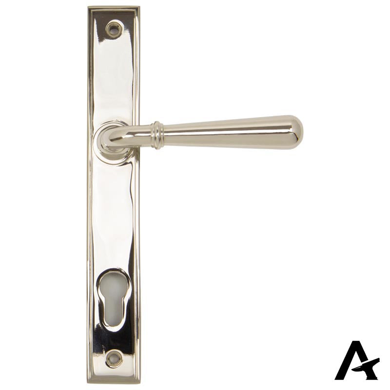 NEWBURY SLIMLINE LEVER ESPAGNOLETTE LOCK 124x244x70 PNP