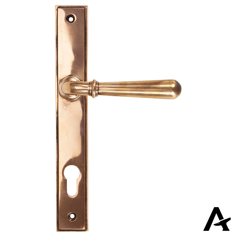 NEWBURY SLIMLINE LEVER ESPAGNOLETTE LOCK 124x244x70 PBZ