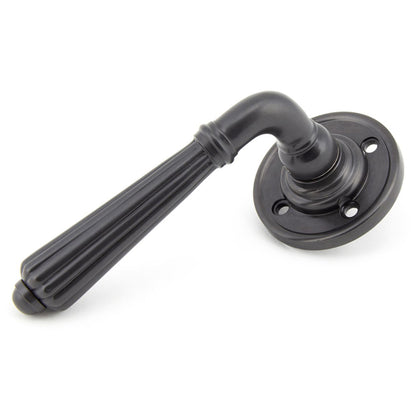 HINTON LEVER HANDLE+PLATE SPRUNG 60x128x70 AGBZ - 45327 by MARCHES (ANVIL) ARCHITECTURAL HARDWARE