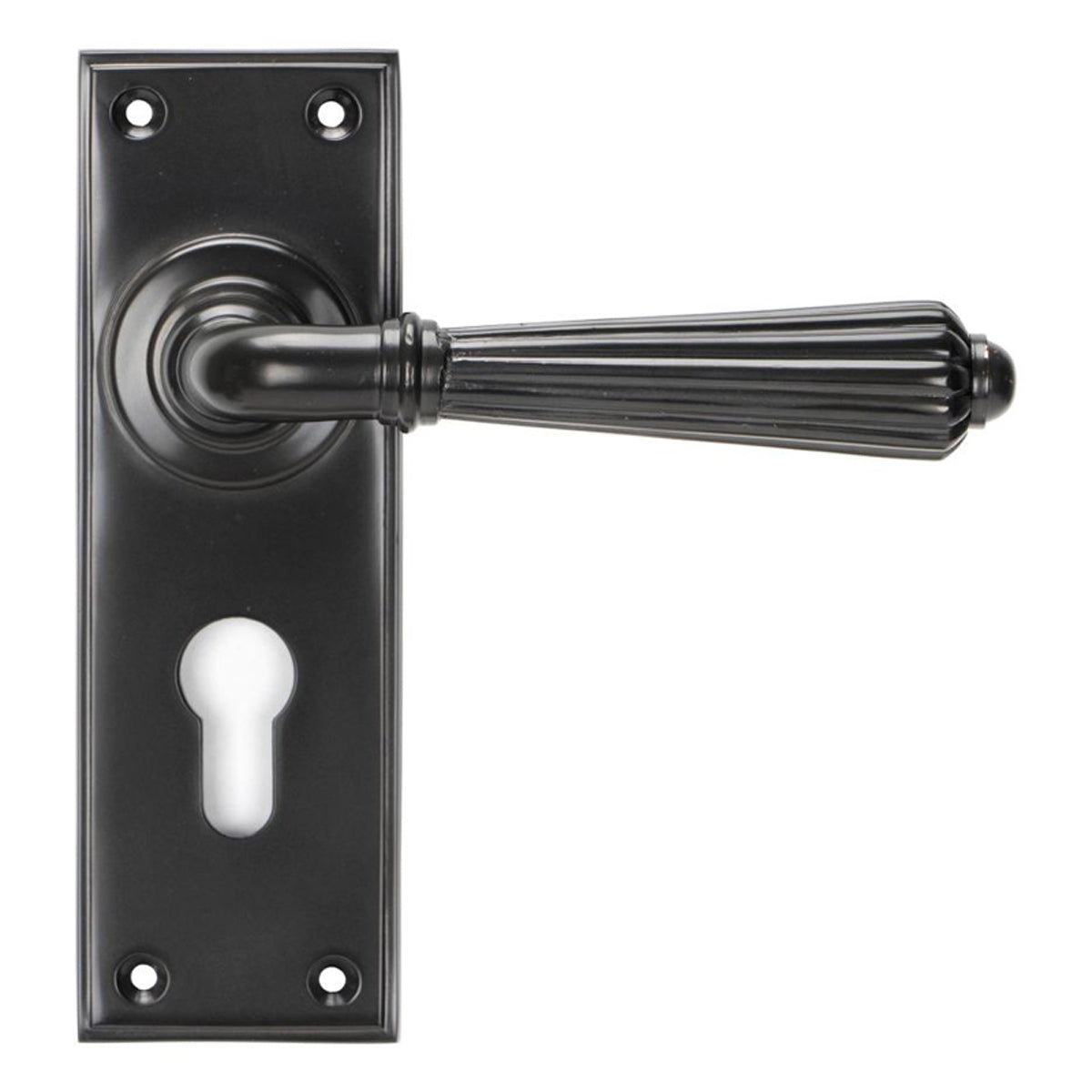 HINTON LEVER HANDLE+PLATE EURO 128x152x72 AGBZ