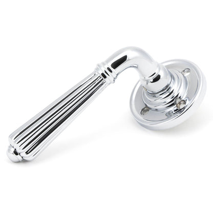 HINTON LEVER HANDLE+PLATE SPRUNG 60x128x70 PCP - 45315 by MARCHES (ANVIL) ARCHITECTURAL HARDWARE