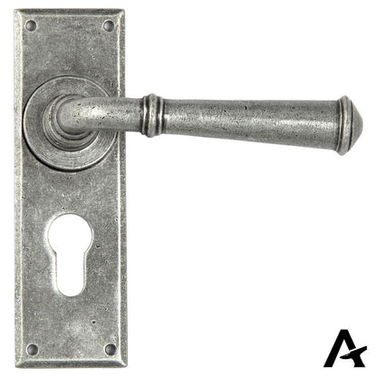 REGENCY LEVER HANDLE EURO 125x152x64 PEW - 45128 by MARCHES (ANVIL) ARCHITECTURAL HARDWARE