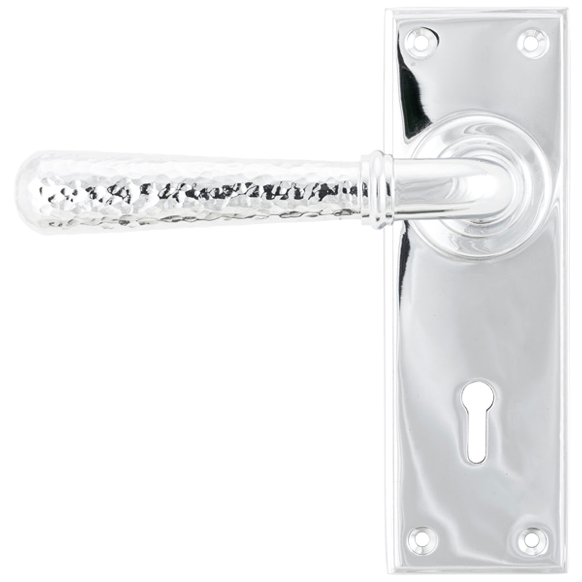 HAMMERED NEWBURY LEVER HANDLE LOCK 124x152x70 PCP