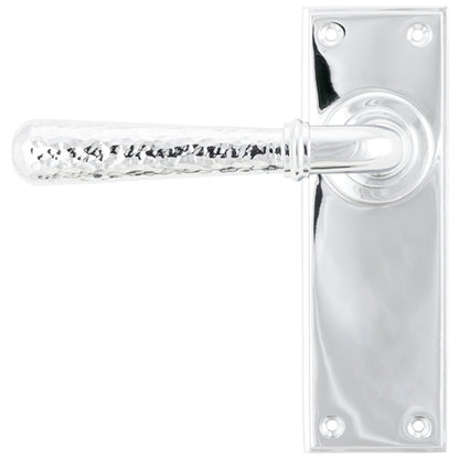 HAMMERED NEWBURY LEVER HANDLE LATCH 124x152x70 PCP - 46214 by MARCHES (ANVIL) ARCHITECTURAL HARDWARE