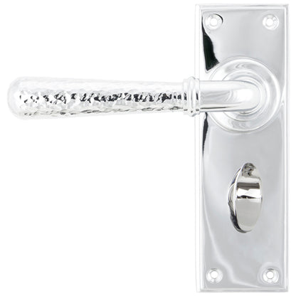 HAMMERED NEWBURY LEVER HANDLE BATH 124x152x70 PCP - 46215 by MARCHES (ANVIL) ARCHITECTURAL HARDWARE