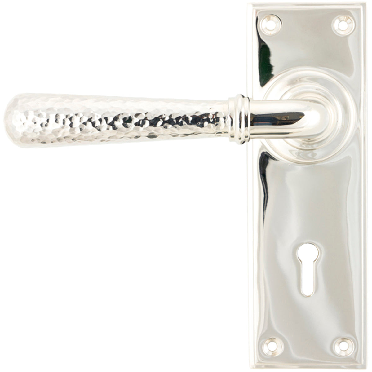 HAMMERED NEWBURY LEVER HANDLE LOCK 124x152x70 PNP