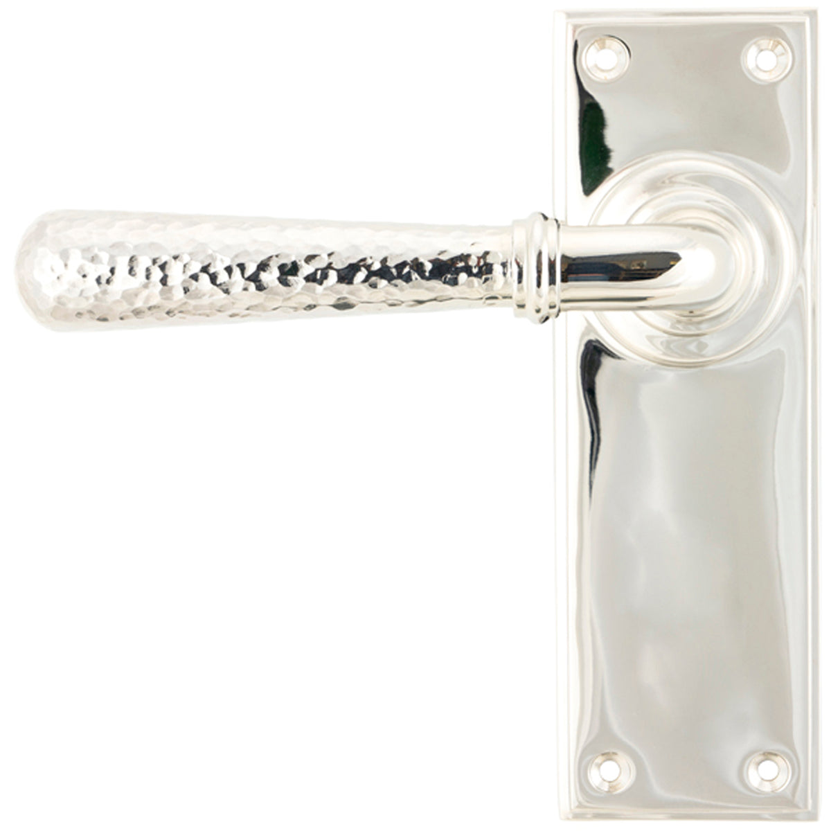 HAMMERED NEWBURY LEVER HANDLE LATCH 124x152x70 PNP