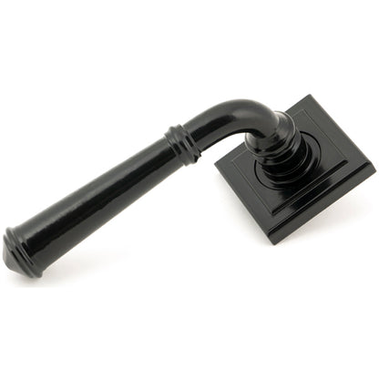 REGENCY LEVER HANDLE+ROSE SQUARE 131x53x67 BLK - 49972 by MARCHES (ANVIL) ARCHITECTURAL HARDWARE