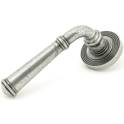 REGENCY LEVER HANDLE+ROSE BEEHIVE 131x53x67 PEW - 49979 by MARCHES (ANVIL) ARCHITECTURAL HARDWARE