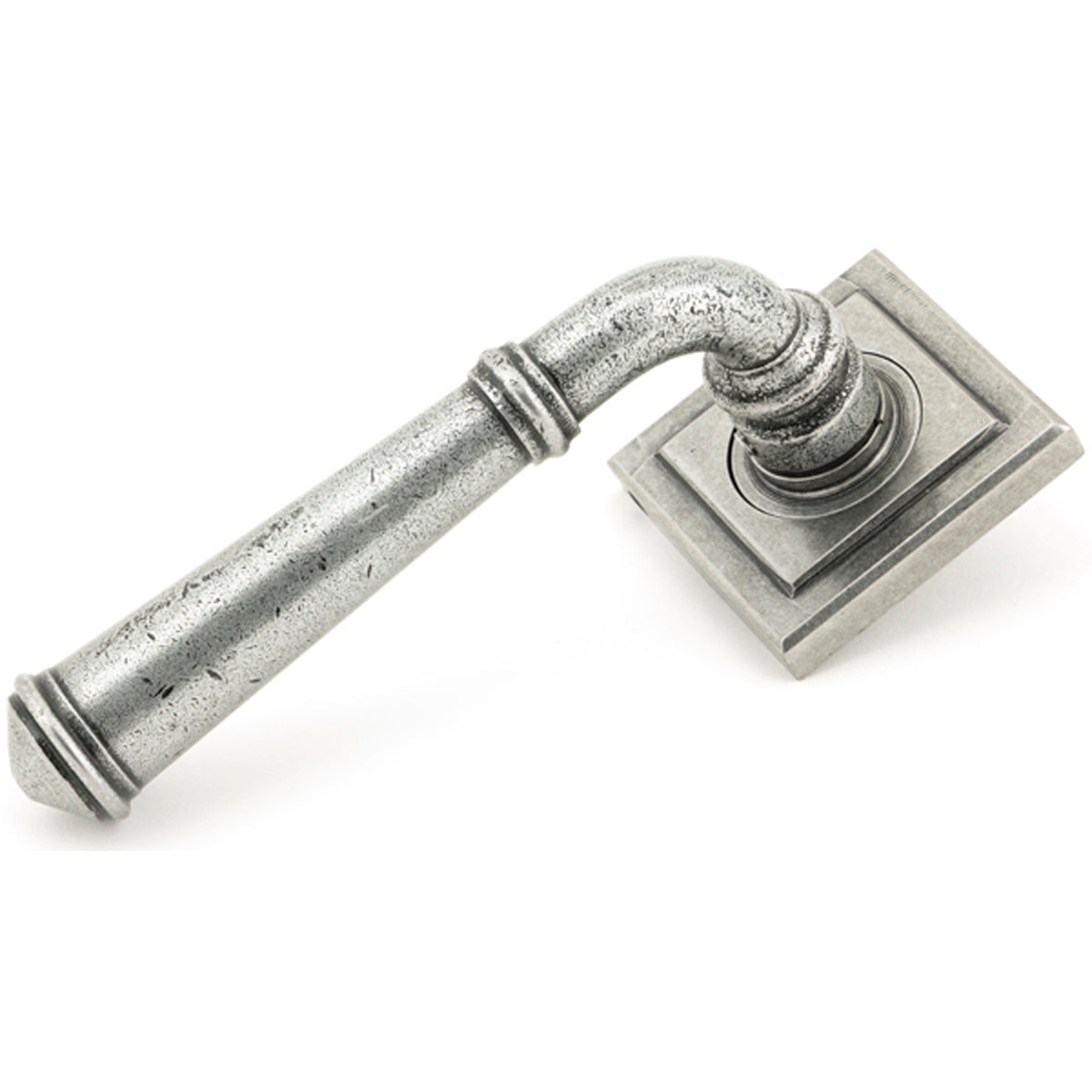 REGENCY LEVER HANDLE+ROSE SQUARE 131x53x67 PEW - 49980 by MARCHES (ANVIL) ARCHITECTURAL HARDWARE