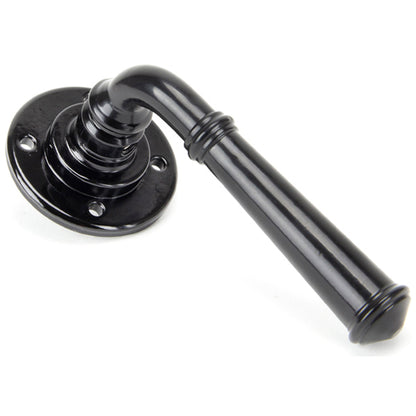 REGENCY LEVER HANDLE+ROSE UNSPRUNG 120x60x64 BLK - 50097 by MARCHES (ANVIL) ARCHITECTURAL HARDWARE