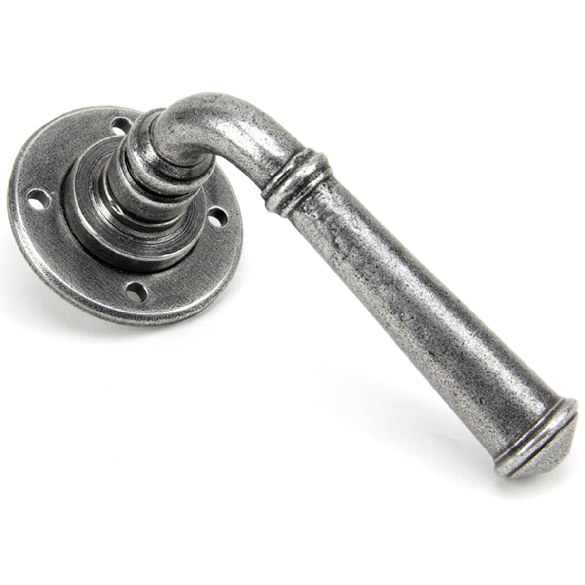 REGENCY LEVER HANDLE+ROSE UNSPRUNG 120x60x64 PEW - 50098 by MARCHES (ANVIL) ARCHITECTURAL HARDWARE