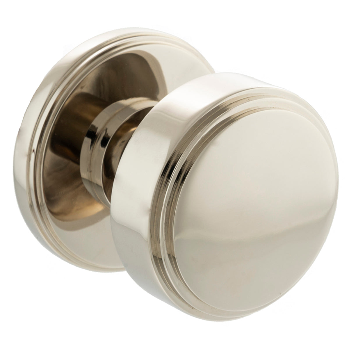 MILLHOUSE BOULTON SOLID MORTICE KNOB D60x60 BRS/PNP