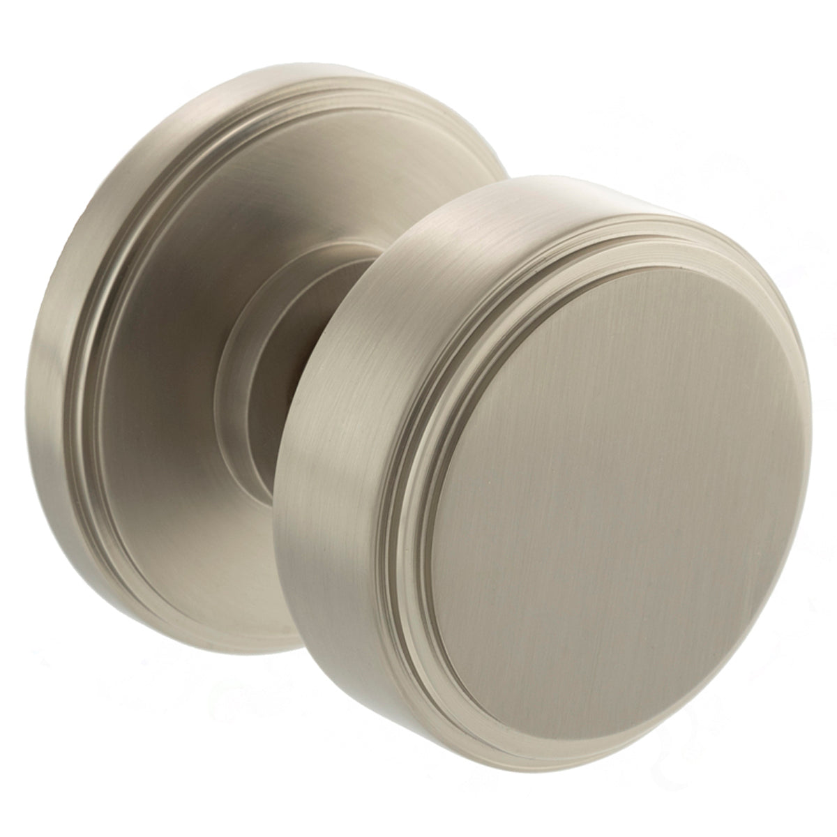 MILLHOUSE BOULTON SOLID MORTICE KNOB D60x60 BRS/SNP