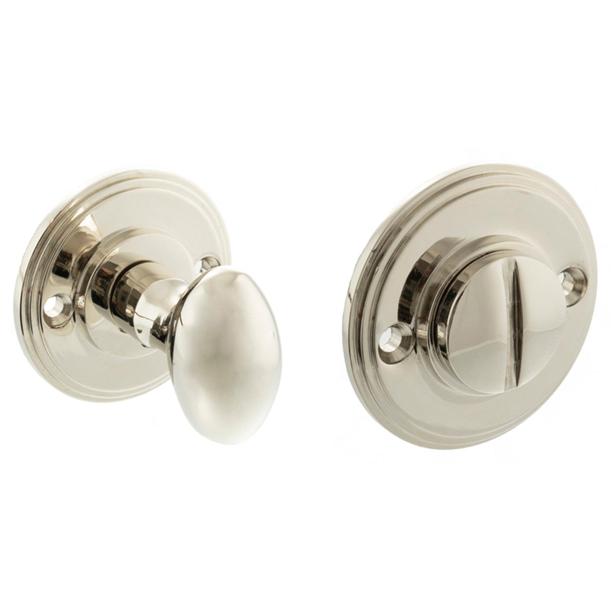 MILLHOUSE SOLID WC TURN+RELEASE OVAL D43x44 BRS/PNP by CHASE ATLANTIC