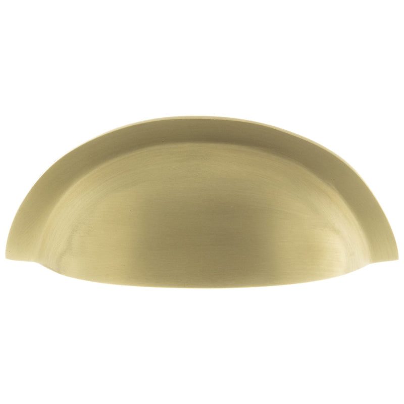 OLD ENGLISH WINCHESTER SOLID CABINET CUP PULL CONCEALED FIX 104x40x24 BRS/SBR by CHASE ATLANTIC