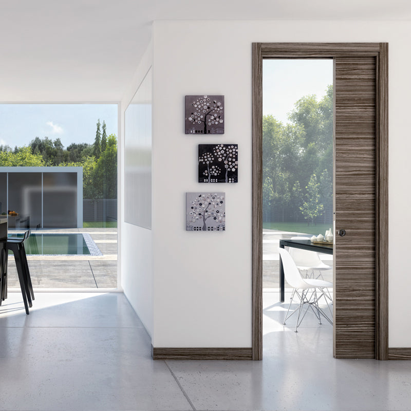 ERMETIKA EVOKIT SINGLE POCKET DOOR SYSTEM 686x1981 125DR WHI
