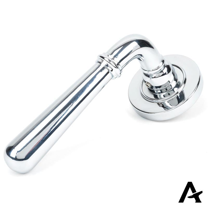 NEWBURY LEVER HANDLE+ROSE UNSPRUNG PLAIN 126x53x64 PCP by MARCHES (ANVIL) ARCHITECTURAL HARDWARE
