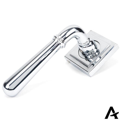NEWBURY LEVER HANDLE+ROSE UNSPRUNG SQUARE 126x53x64 PCP - 50024 by MARCHES (ANVIL) ARCHITECTURAL HARDWARE