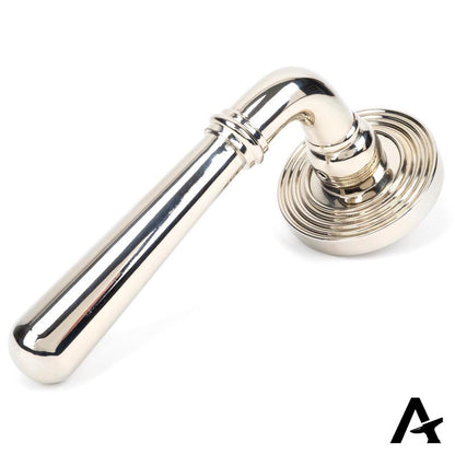 NEWBURY LEVER HANDLE+ROSE UNSPRUNG BEEHIVE 126x53x64 PNP - 50027 by MARCHES (ANVIL) ARCHITECTURAL HARDWARE