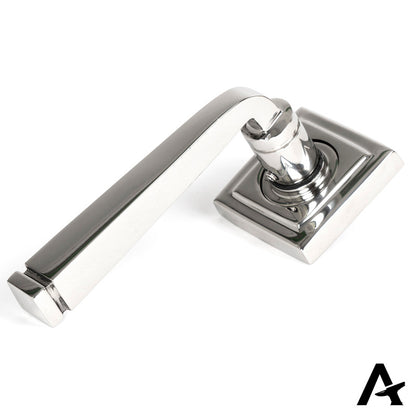 AVON LEVER HANDLE+ROSE UNSPRUNG SQUARE 53x118x63 PMA - 50080 by MARCHES (ANVIL) ARCHITECTURAL HARDWARE