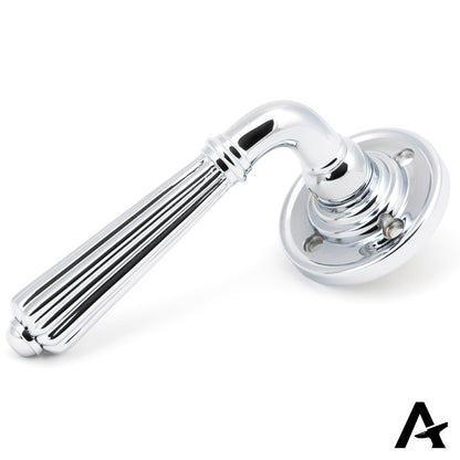 HINTON LEVER HANDLE+ROSE UNSPRUNG 128x60x70 PCP - 50083 by MARCHES (ANVIL) ARCHITECTURAL HARDWARE