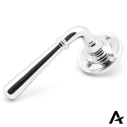 NEWBURY LEVER HANDLE+ROSE UNSPRUNG 124x60x64 PCP - 50093 by MARCHES (ANVIL) ARCHITECTURAL HARDWARE