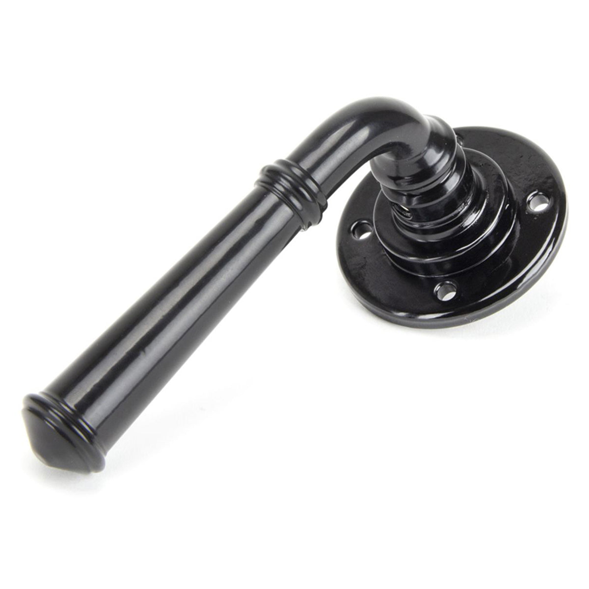 REGENCY LEVER HANDLE+ROSE SPRUNG 120x60x64 BLK