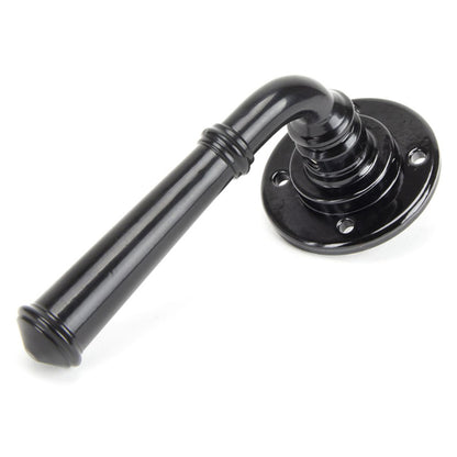 REGENCY LEVER HANDLE+ROSE SPRUNG 120x60x64 BLK - 92056 by MARCHES (ANVIL) ARCHITECTURAL HARDWARE