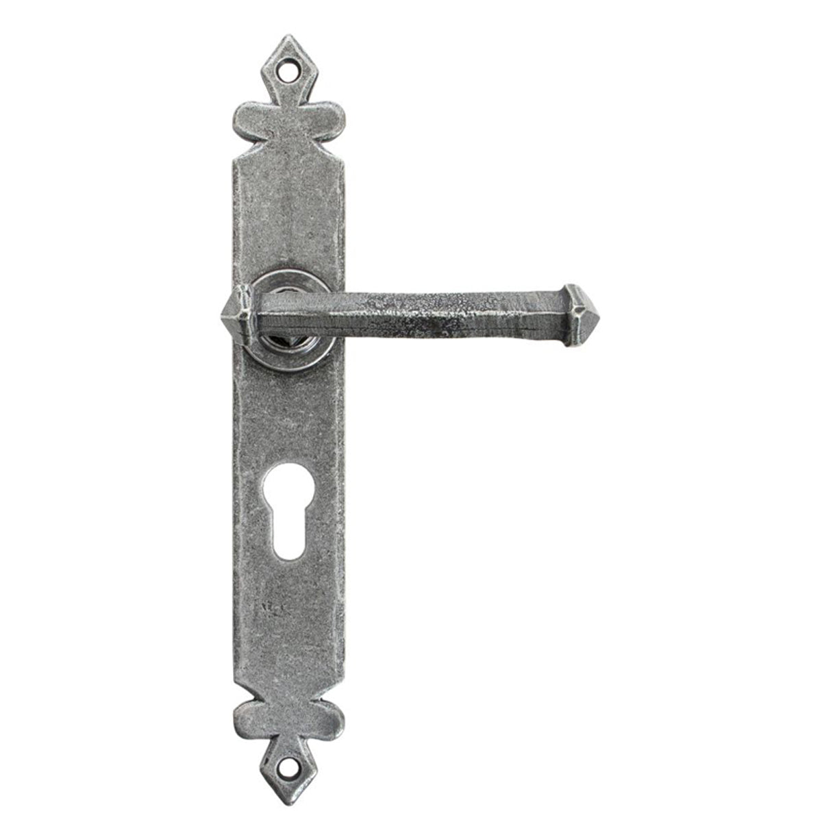 TUDOR LEVER HANDLE EURO 125x273x62 PEW