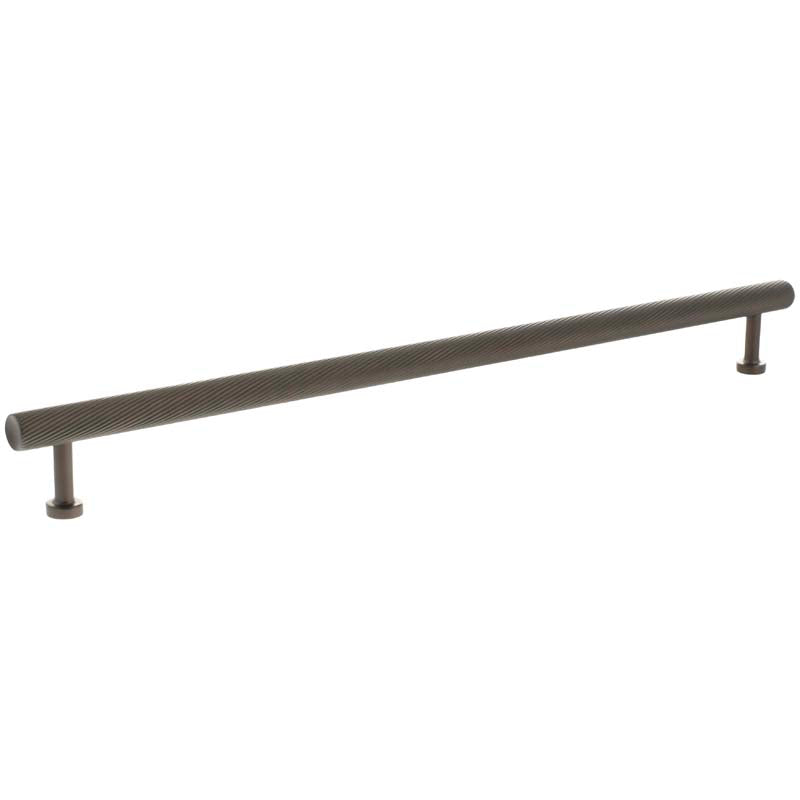 MILLHOUSE PADDINGTON SPIRAL CABINET T-BAR PULL 320HC BRS/DBZ