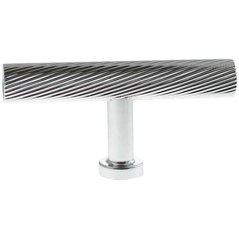 MILLHOUSE PADDINGTON SPIRAL CABINET T-BAR KNOB 75x13x40 BRS/PCP