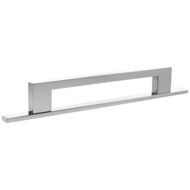 MILLHOUSE EMPIRE SLIM CABINET PULL HANDLE+BACKPLATE 160HC BRS/PCP