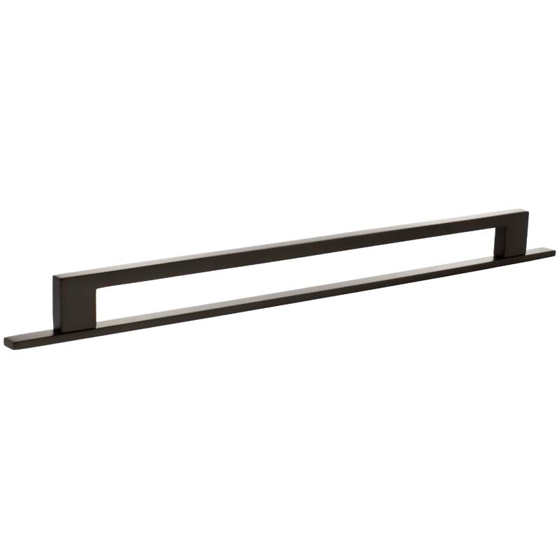 MILLHOUSE EMPIRE SLIM CABINET PULL HANDLE+BACKPLATE 320HC BRS/DBZ