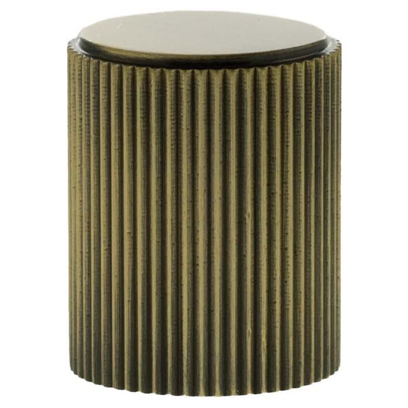 MILLHOUSE BATTERSEA LINEAR CABINET KNOB D20x25 BRS/ABR by CHASE ATLANTIC
