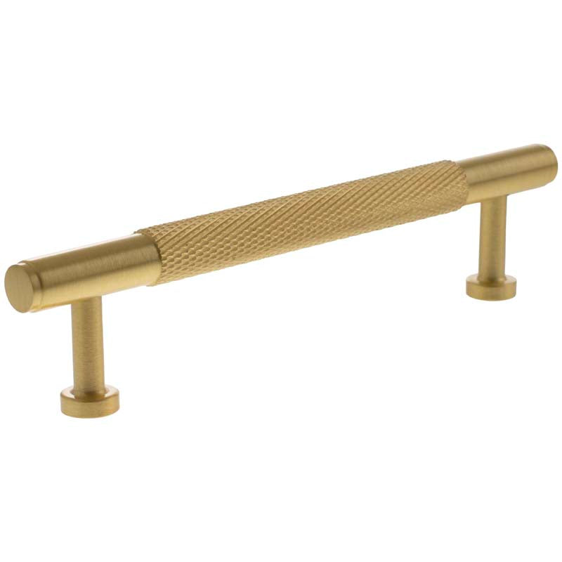 MILLHOUSE EIFFEL KNURLED CABINET T-BAR PULL 128HC BRS/SBR by CHASE ATLANTIC