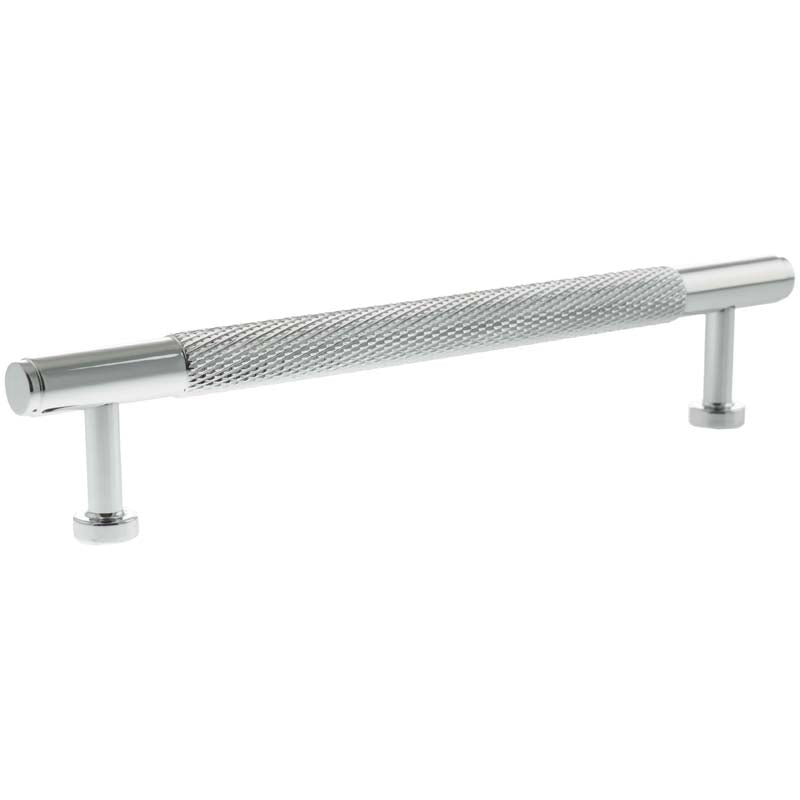 MILLHOUSE EIFFEL KNURLED CABINET T-BAR PULL 160HC BRS/PCP