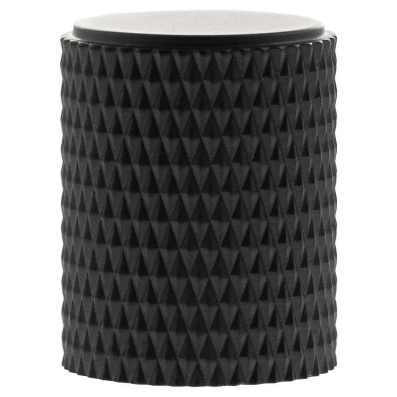 MILLHOUSE EIFFEL KNURLED CABINET KNOB CYLINDER D20x25 BRS/MBK