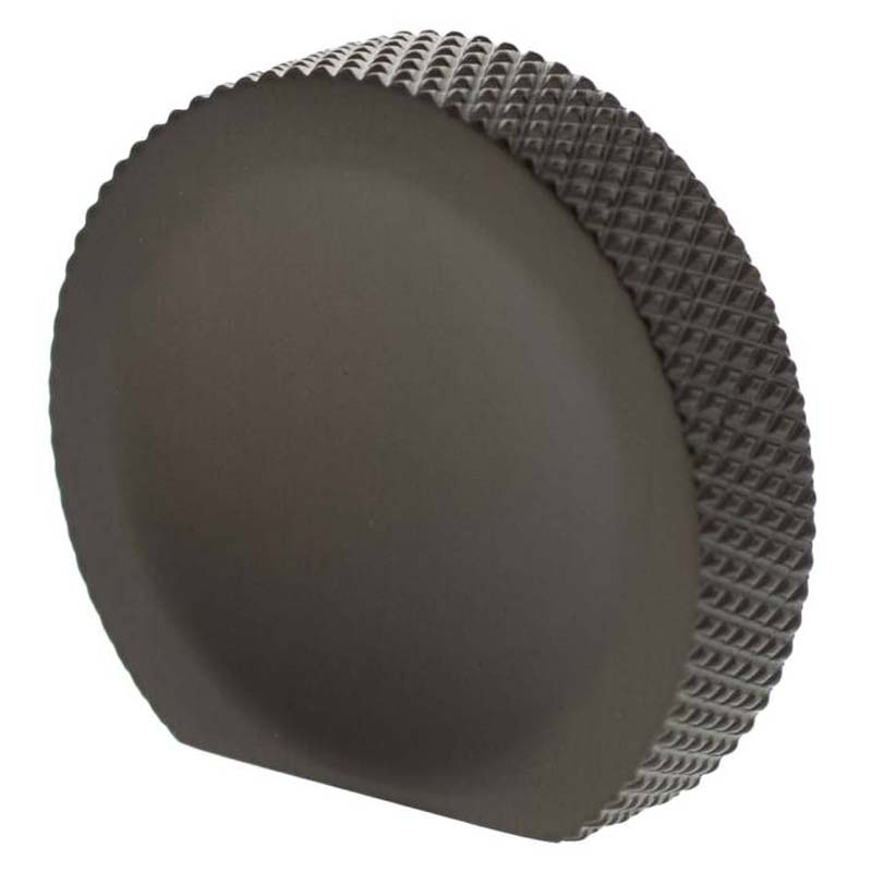 MILLHOUSE EIFFEL KNURLED CABINET FINGER PULL KNOB 38x34x9 BRS/DBZ by CHASE ATLANTIC