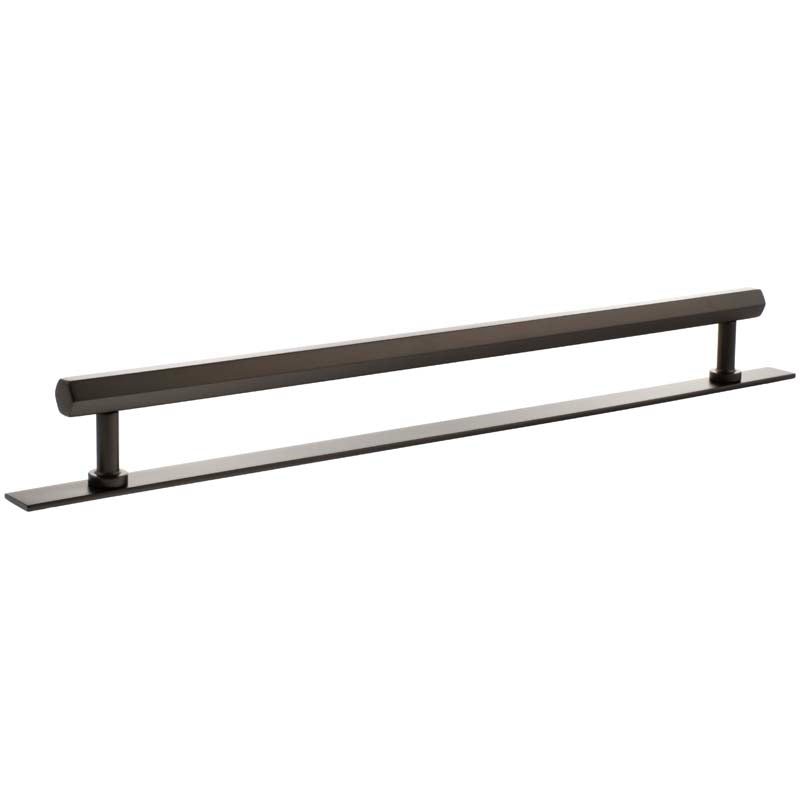 MILLHOUSE PENNINGTON HEXAGONAL CABINET T-BAR PULL+BACKPLATE 320HC BRS/DBZ