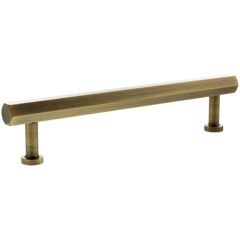 MILLHOUSE PENNINGTON HEXAGONAL CABINET T-BAR PULL 160HC BRS/ABR