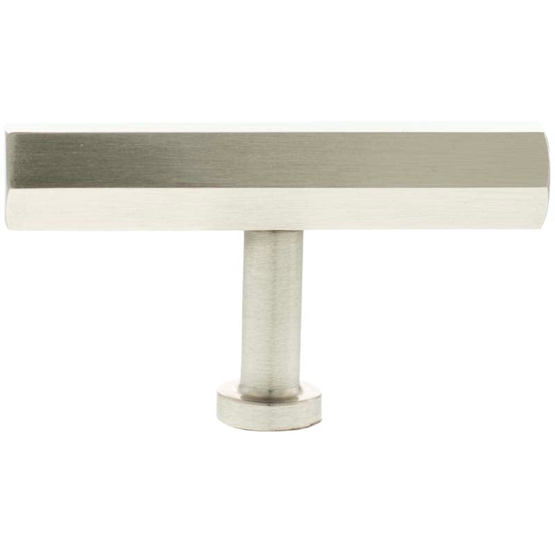 MILLHOUSE PENNINGTON HEXAGONAL CABINET T-BAR KNOB 75x16x42 BRS/SNP by CHASE ATLANTIC