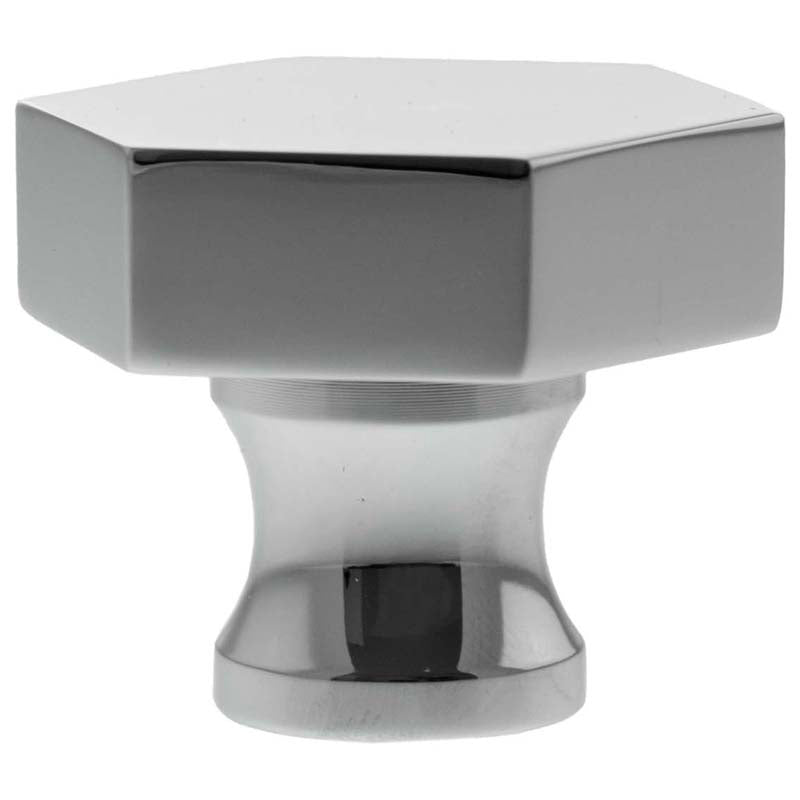 MILLHOUSE PENNINGTON HEXAGONAL CABINET KNOB D32x35 BRS/PCP