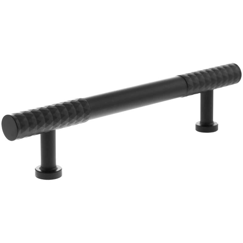 MILLHOUSE CHRYSLER DIAMOND CABINET T-BAR PULL 128HC BRS/MBK by CHASE ATLANTIC